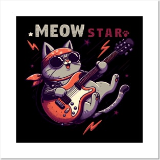 Meow star Posters and Art